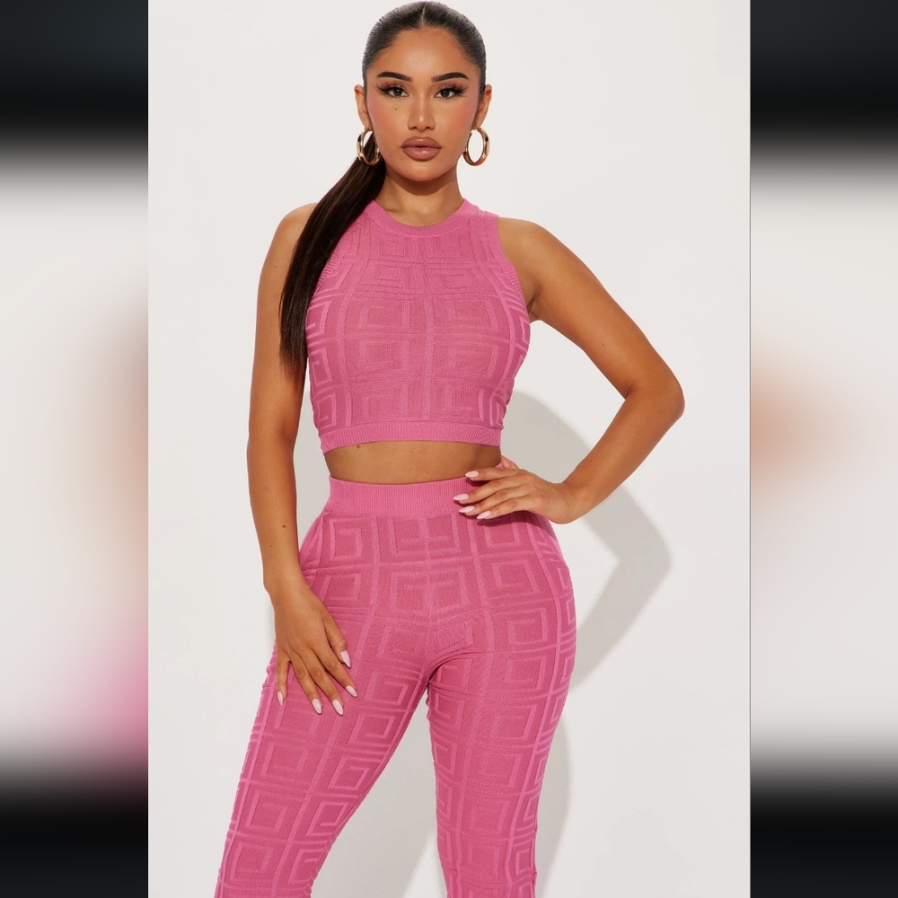 Pink Leggings Set